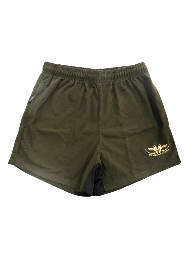 Kids Turf Shorts Olive - Image 2